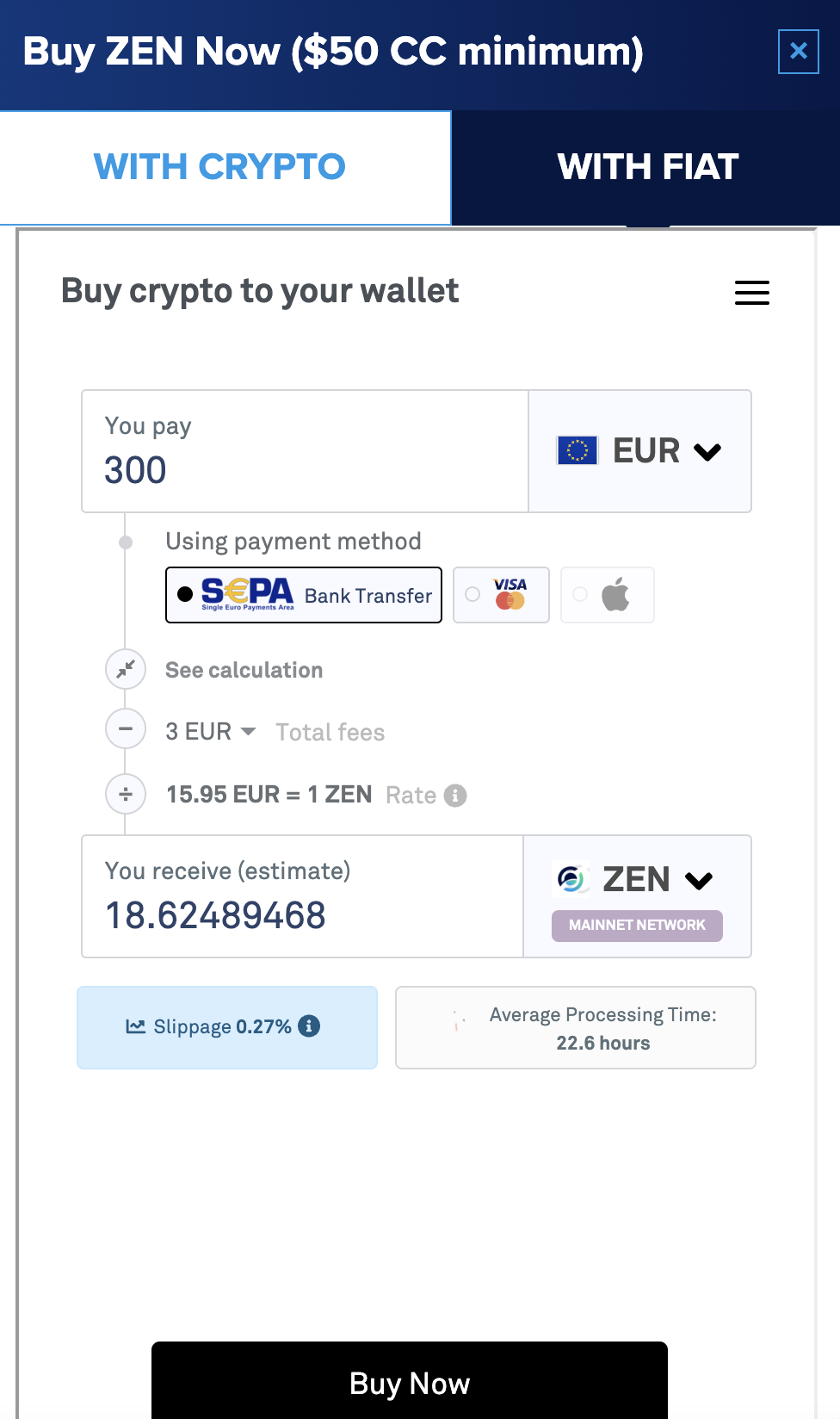 how to buy zen crypto